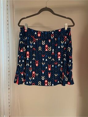 Tail Geometric Golf Skort with Pink & White Accents